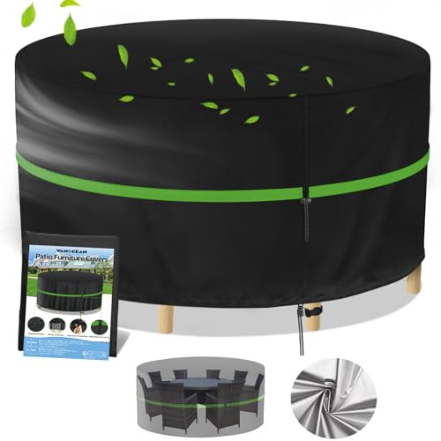 Outdoor Furniture Cover - Okrągłe pokrowce na meble ogrodowe, 100%