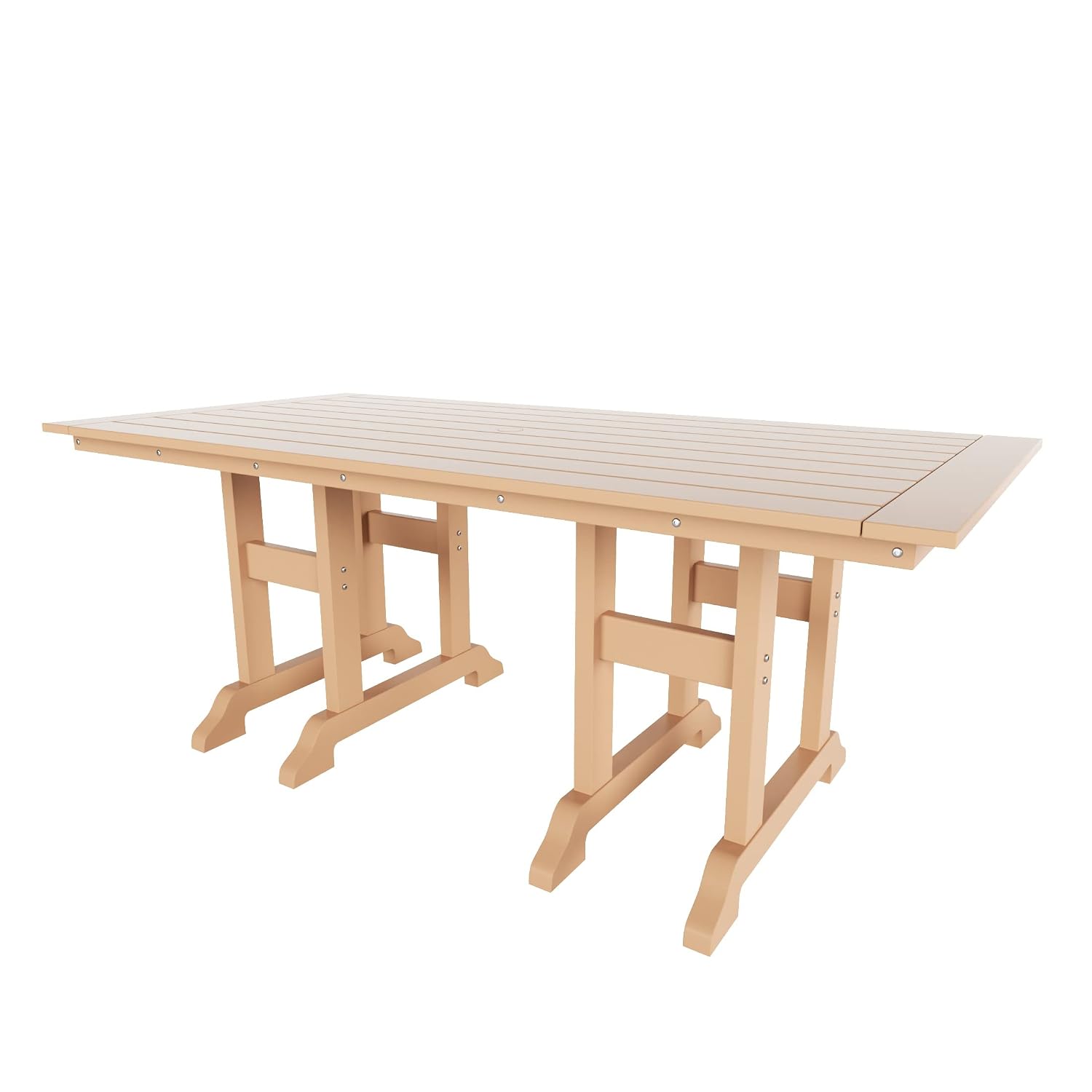 Outdoor Furniture Teak Wood - 71-calowy stół do jadalni na patio