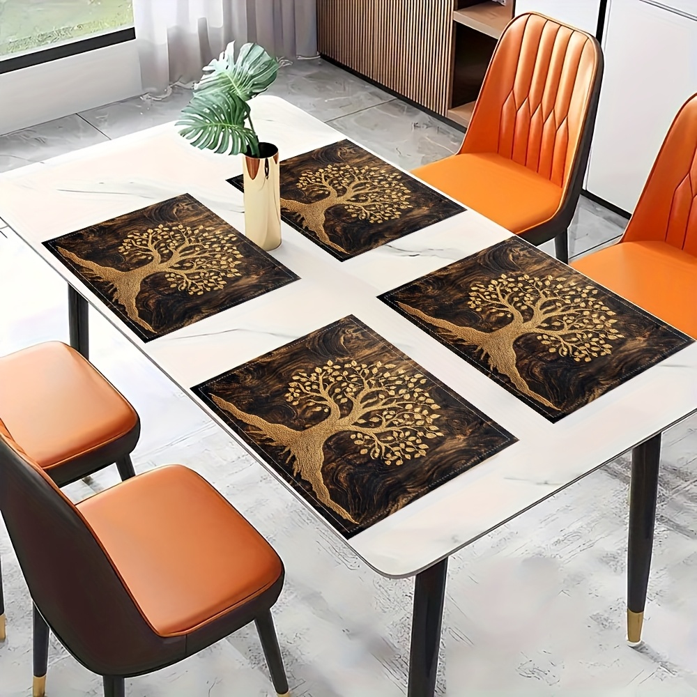 Outdoor Furniture Dining - Zestaw prostokątnych podkładek na stół w