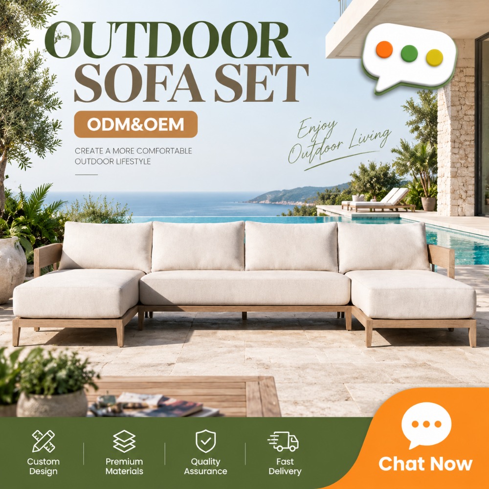 Outdoor Furniture Teak Wood - Wysokiej klasy zestaw mebli ogrodowych z