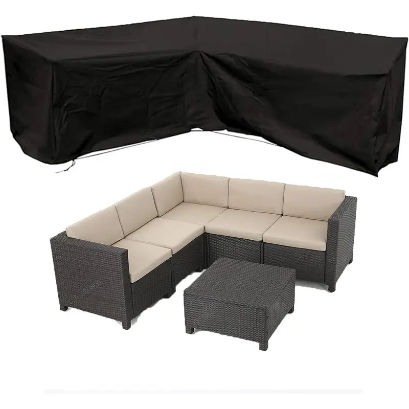 Outdoor Furniture Weatherproof - Pokrowiec na sofę ogrodową w kształcie