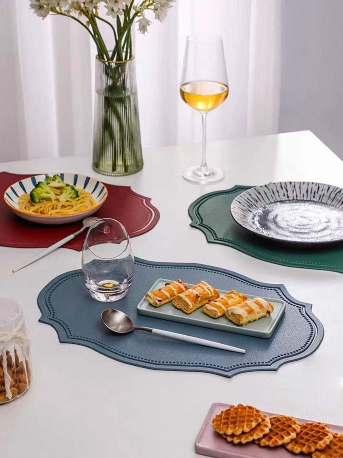 Outdoor Furniture Dining - Skórzana podkładka na stół w stylu
