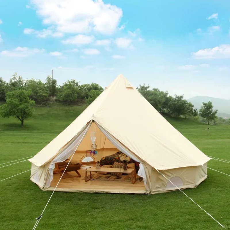 Outdoor Furniture Plus - Namiot typu jurta indyjska, przenośny, na