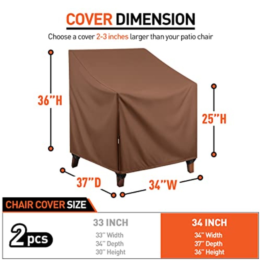 Wodoodporne pokrowce na krzesł – Outdoor Furniture Heavy Duty recenzja i cena