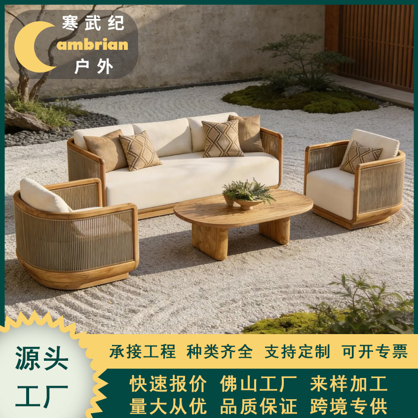 Sofa ogrodowa z teaku, łóżko n – Outdoor Furniture Teak Wood recenzja i cena
