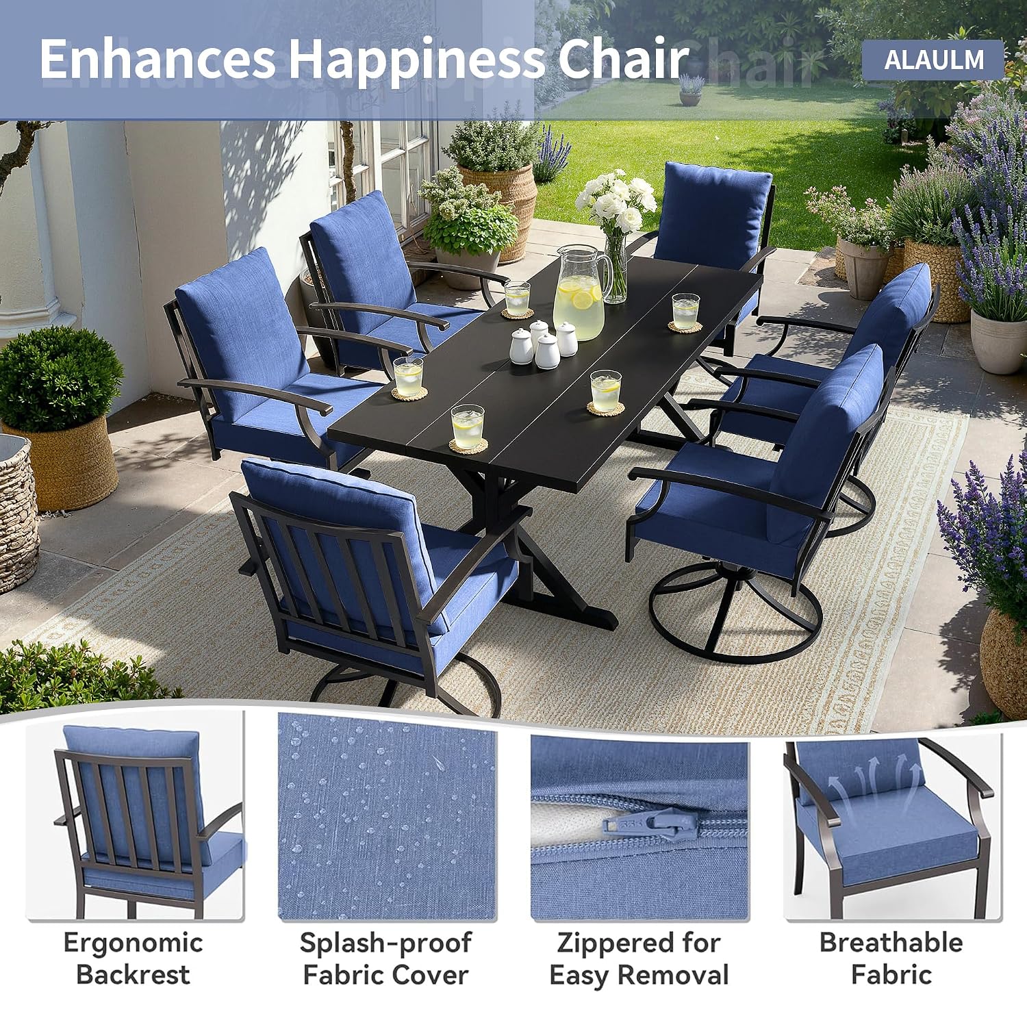 Metalowy zestaw mebli ogrodowy – Outdoor Furniture Plus recenzja i cena