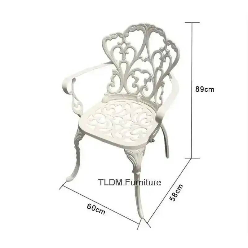 Zestaw mebli ogrodowych Krzesł – Outdoor Furniture Metal Chairs recenzja i cena