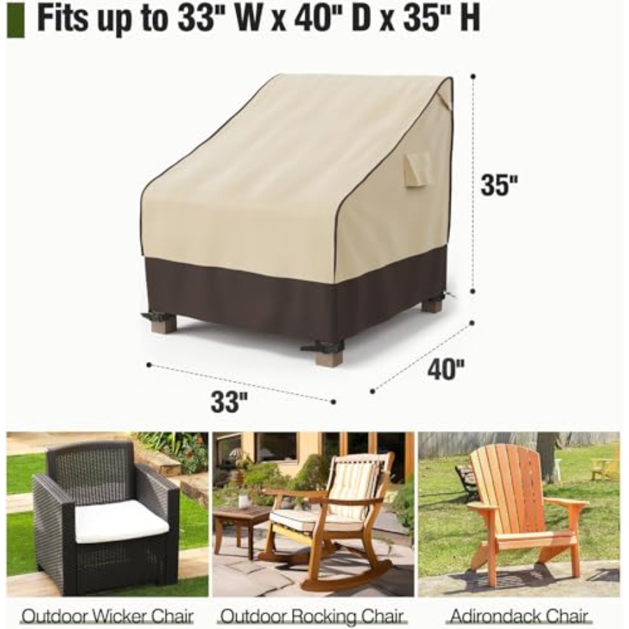 Wodoodporny pokrowiec na krzes – Outdoor Furniture Heavy Duty recenzja i cena