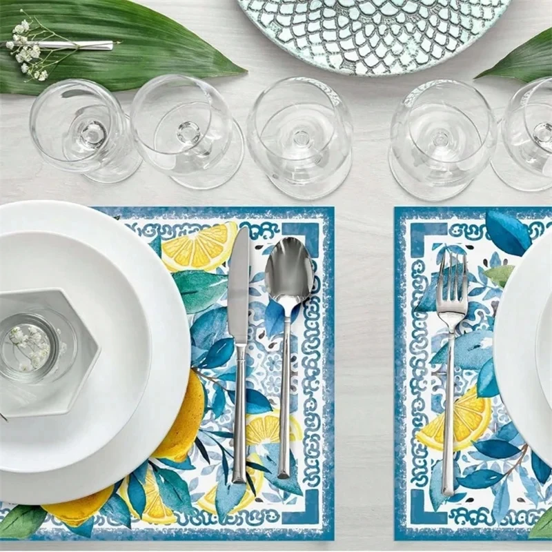 4 szt. Podkładek na stół z lnu – Outdoor Furniture Dining recenzja i cena