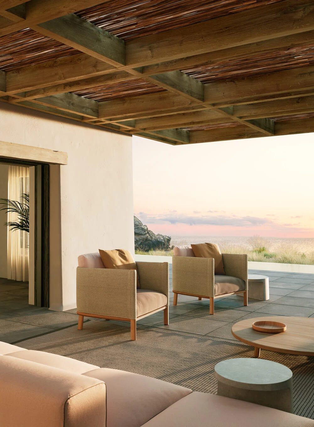 Rama z drewna tekowego, plecio – Outdoor Furniture Teak Wood recenzja i cena