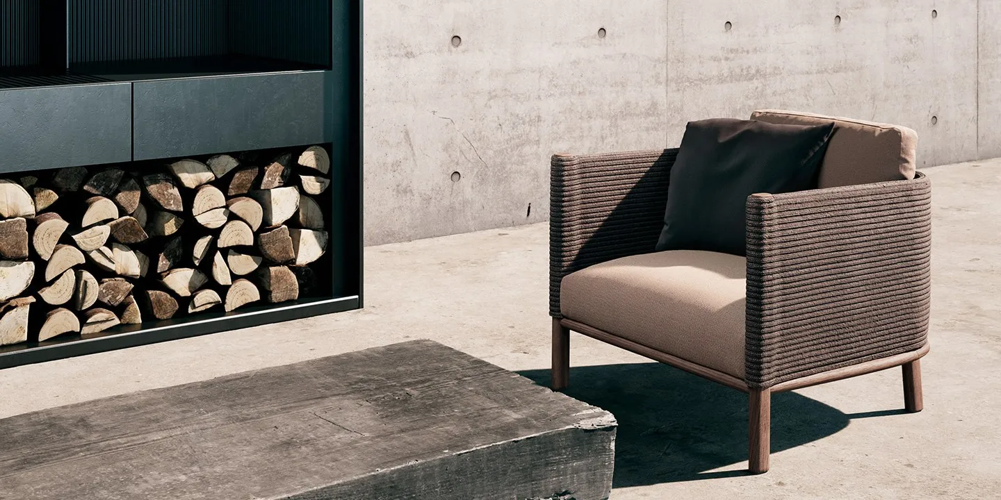 Rama z drewna tekowego, plecio – Outdoor Furniture Teak Wood recenzja i cena