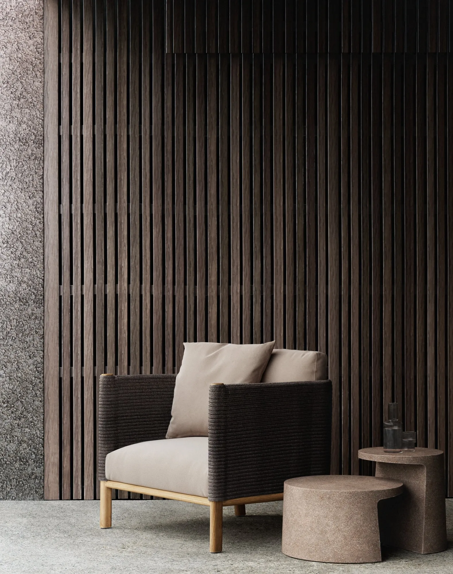 Rama z drewna tekowego, plecio – Outdoor Furniture Teak Wood recenzja i cena