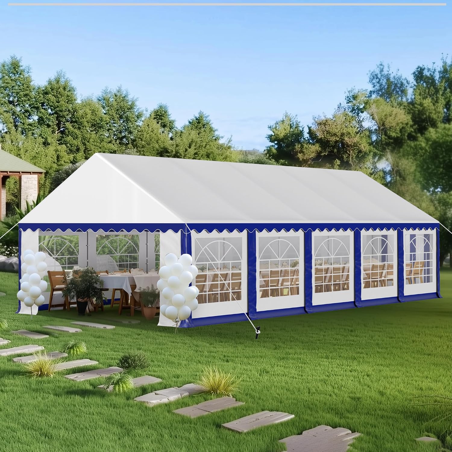 Namiot na przyjęcie 16x32 stóp – Outdoor Furniture Heavy Duty recenzja i cena