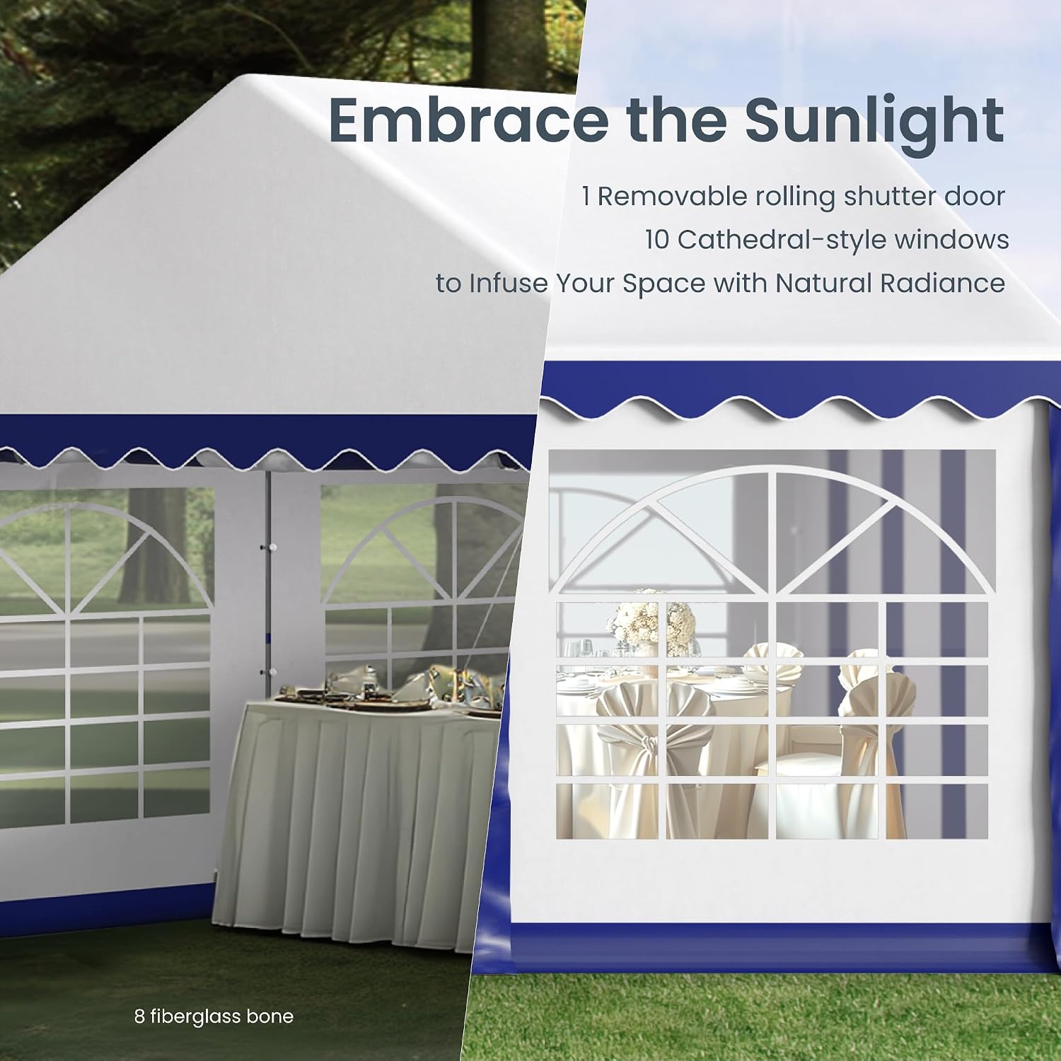 Namiot na przyjęcie 16x32 stóp – Outdoor Furniture Heavy Duty recenzja i cena
