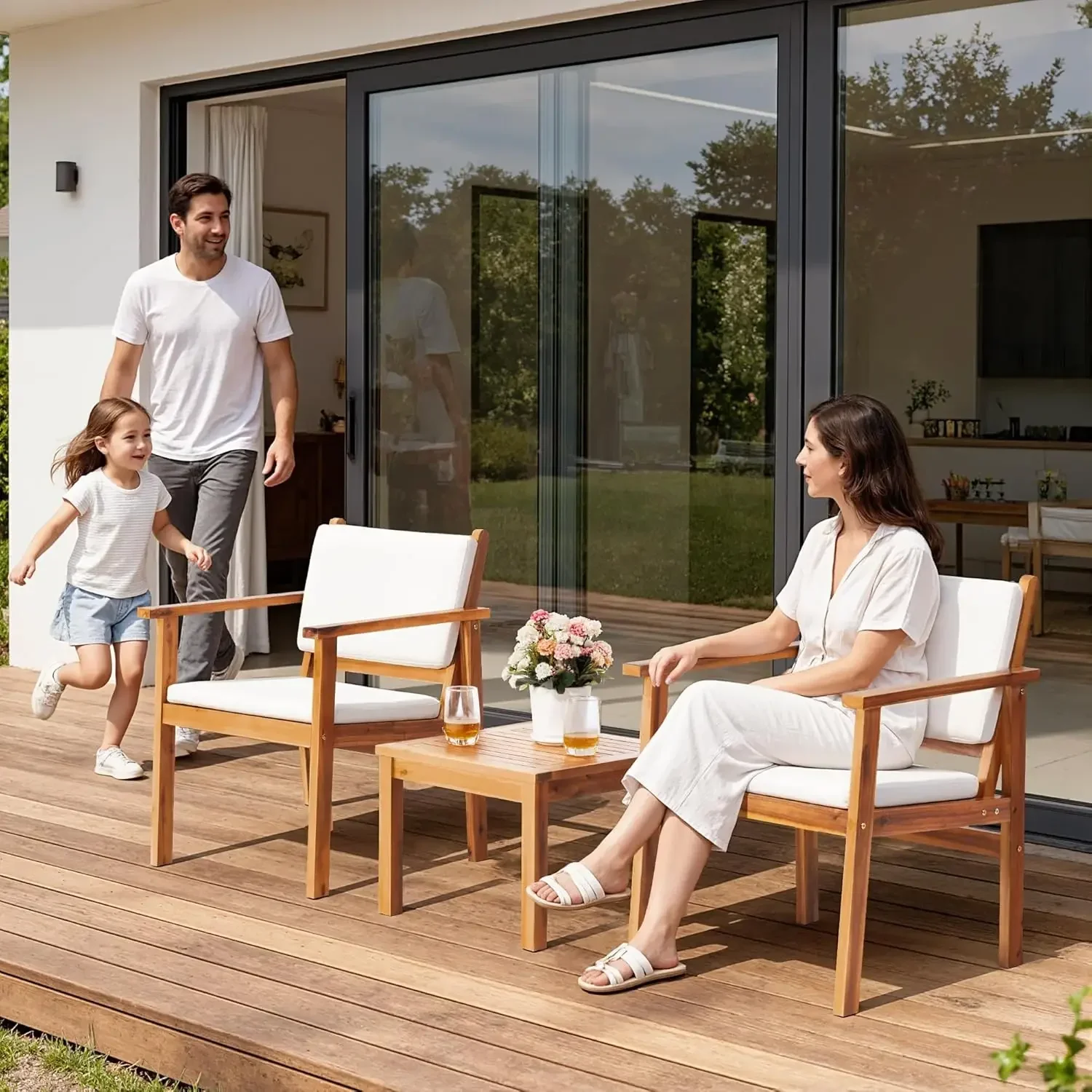Zestaw mebli ogrodowych z drew – Outdoor Furniture Cushions recenzja i cena