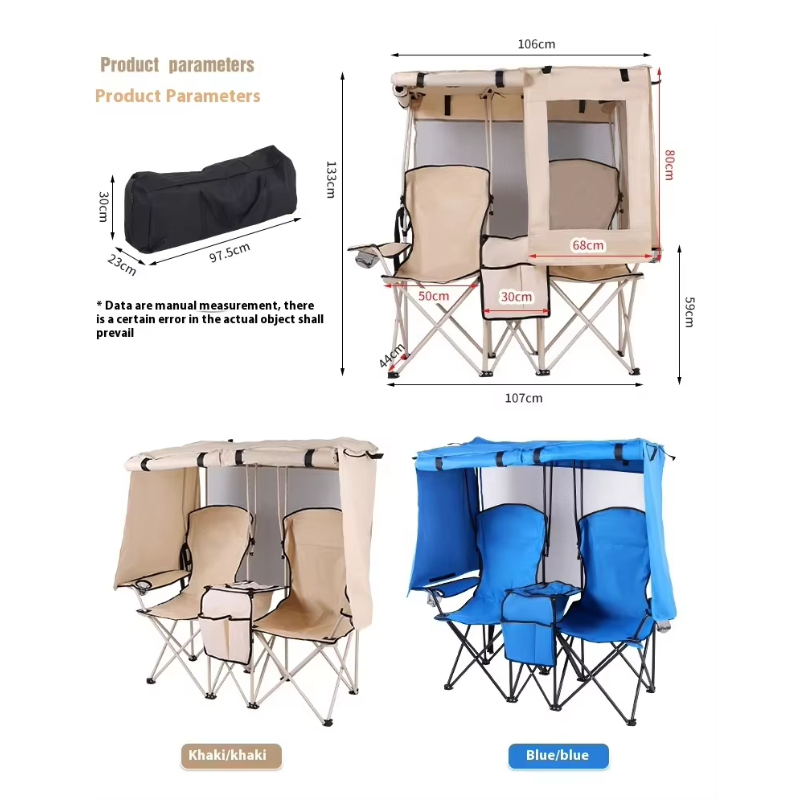 Składane podwójne krzesło kemp – Outdoor Furniture Plus recenzja i cena
