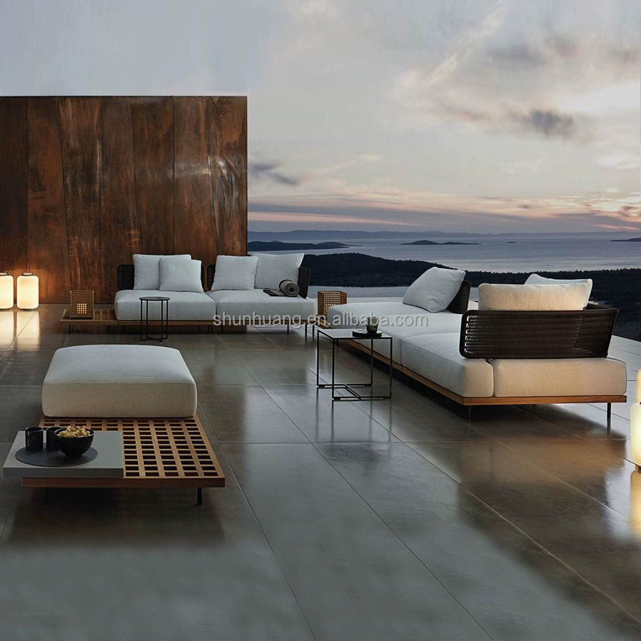 Nowoczesny zestaw sof ogrodowy – Outdoor Furniture Teak Wood recenzja i cena