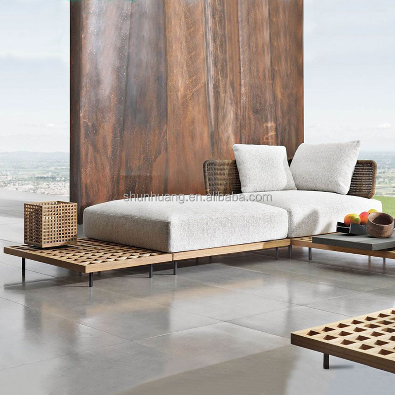 Nowoczesny zestaw sof ogrodowy – Outdoor Furniture Teak Wood recenzja i cena