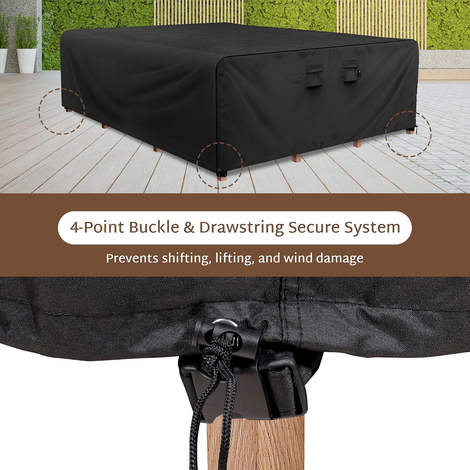 Prostokątny pokrowiec na stół  – Outdoor Furniture Heavy Duty recenzja i cena