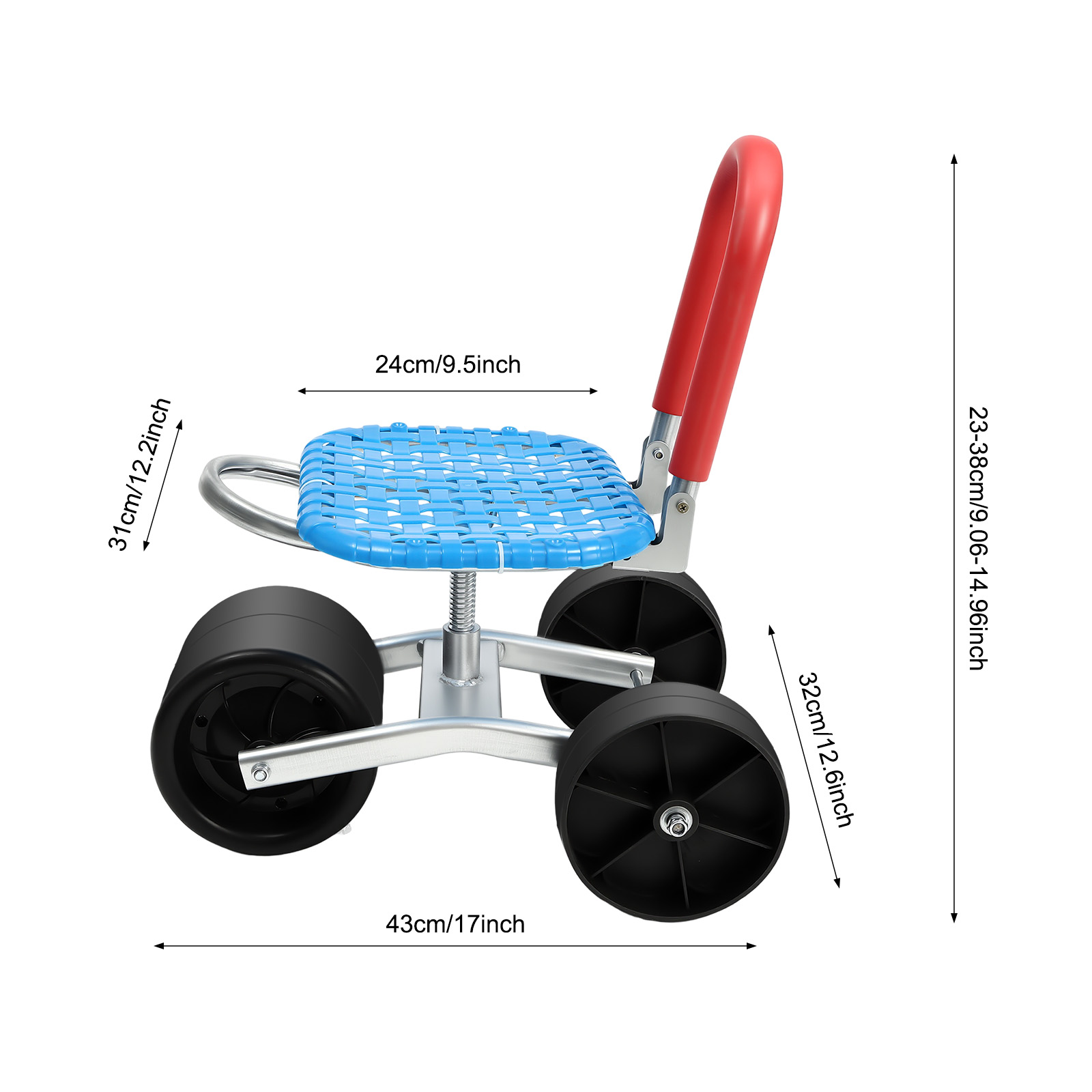 Trójkołowy wózek ogrodowy z ga – Outdoor Furniture Metal Chairs recenzja i cena