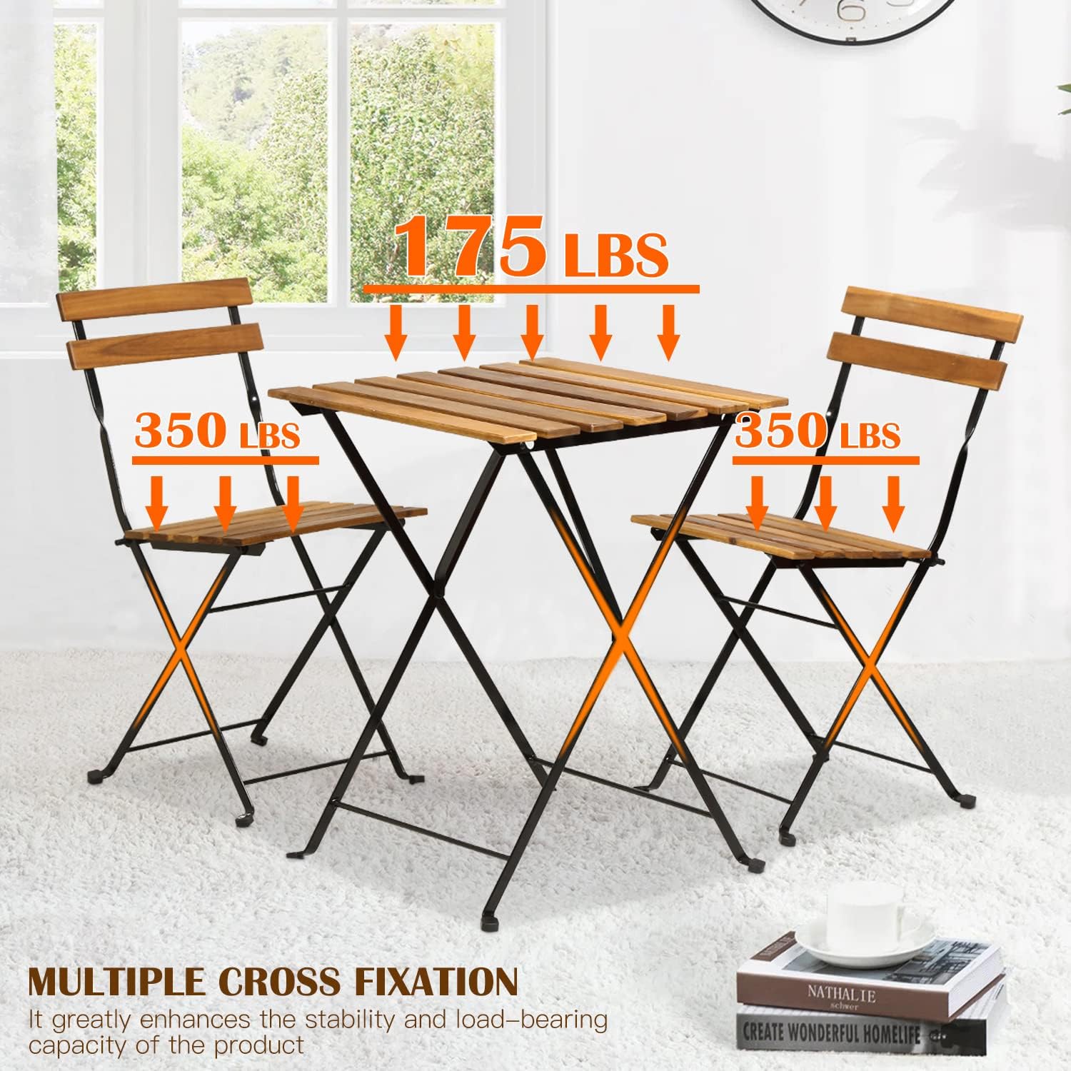 Naturalny drewniany 3-częściow – Outdoor Furniture Sofa recenzja i cena