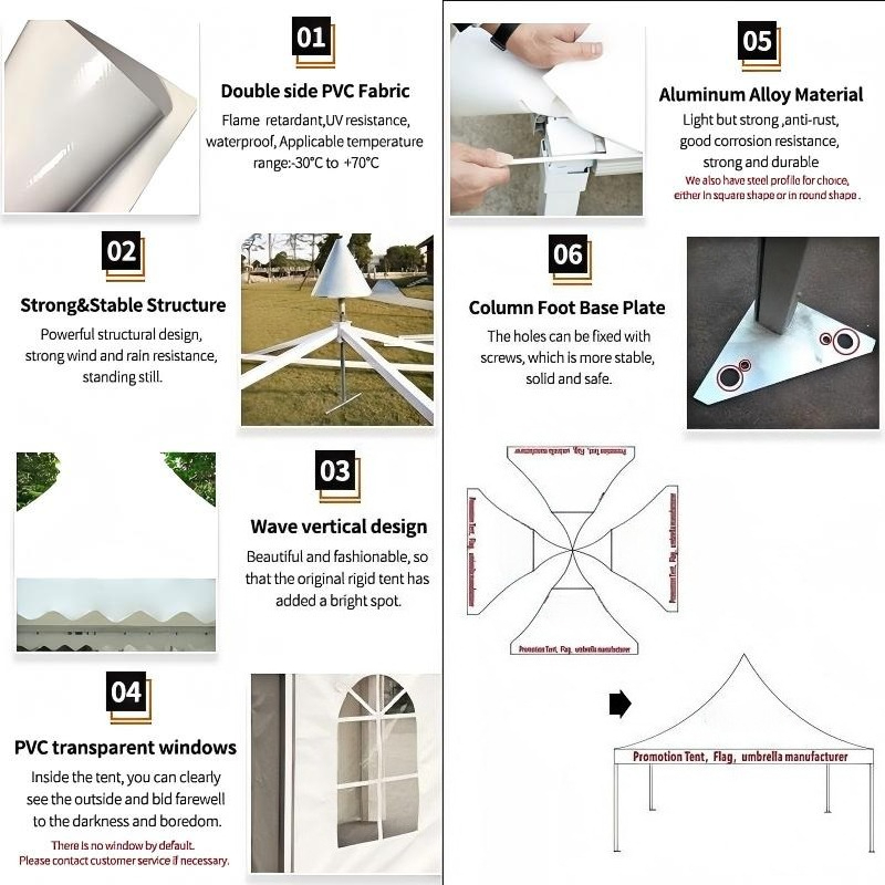 Namiot w kształcie białej pago – Outdoor Furniture Exhibition recenzja i cena