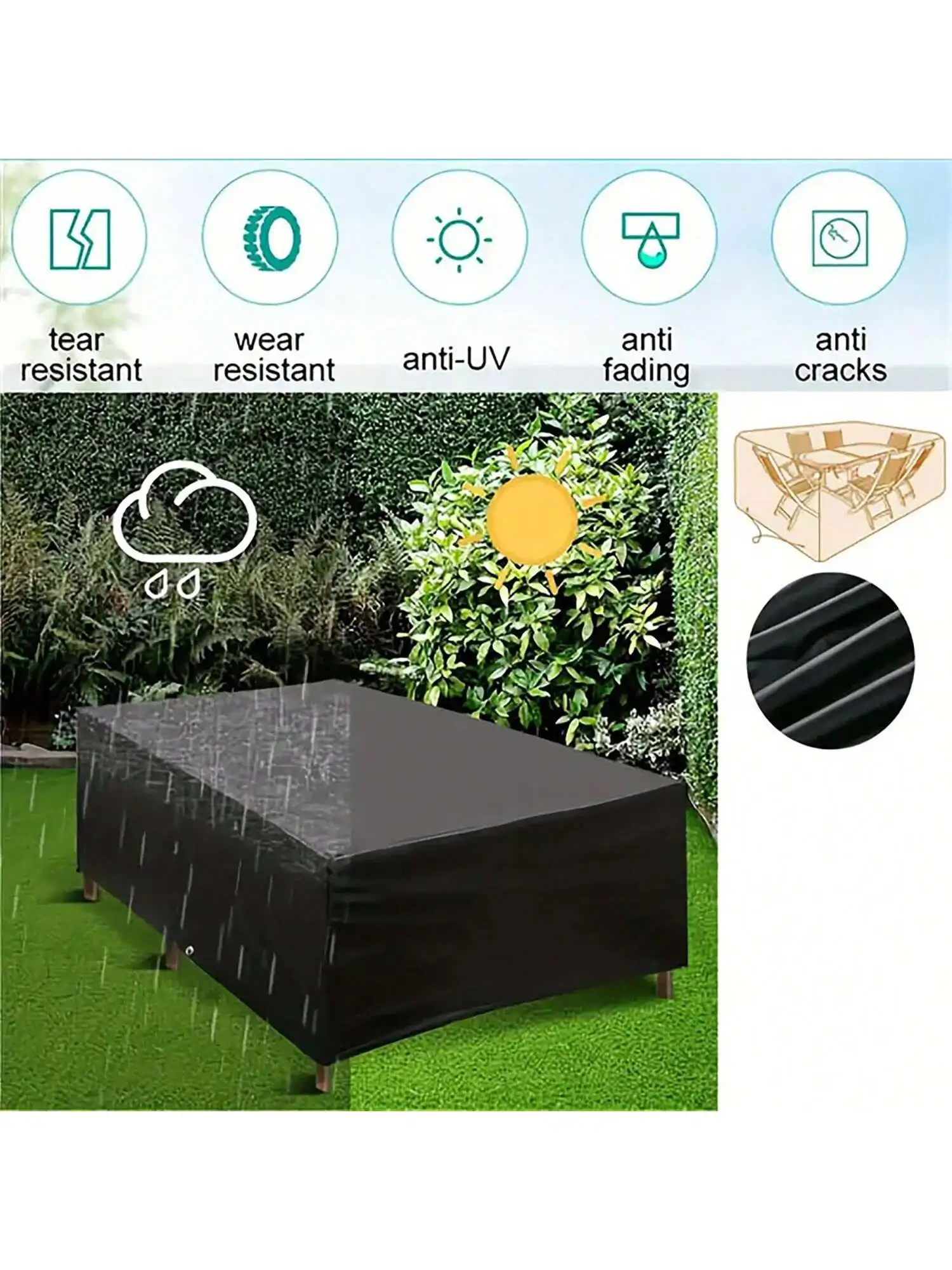 Multi-Size Outdoor Patio Garde – Outdoor Furniture Sofa recenzja i cena