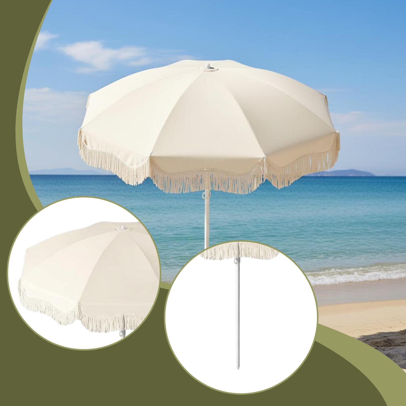 Parasol ogrodowy z frędzlami,  – Outdoor Furniture Plus recenzja i cena