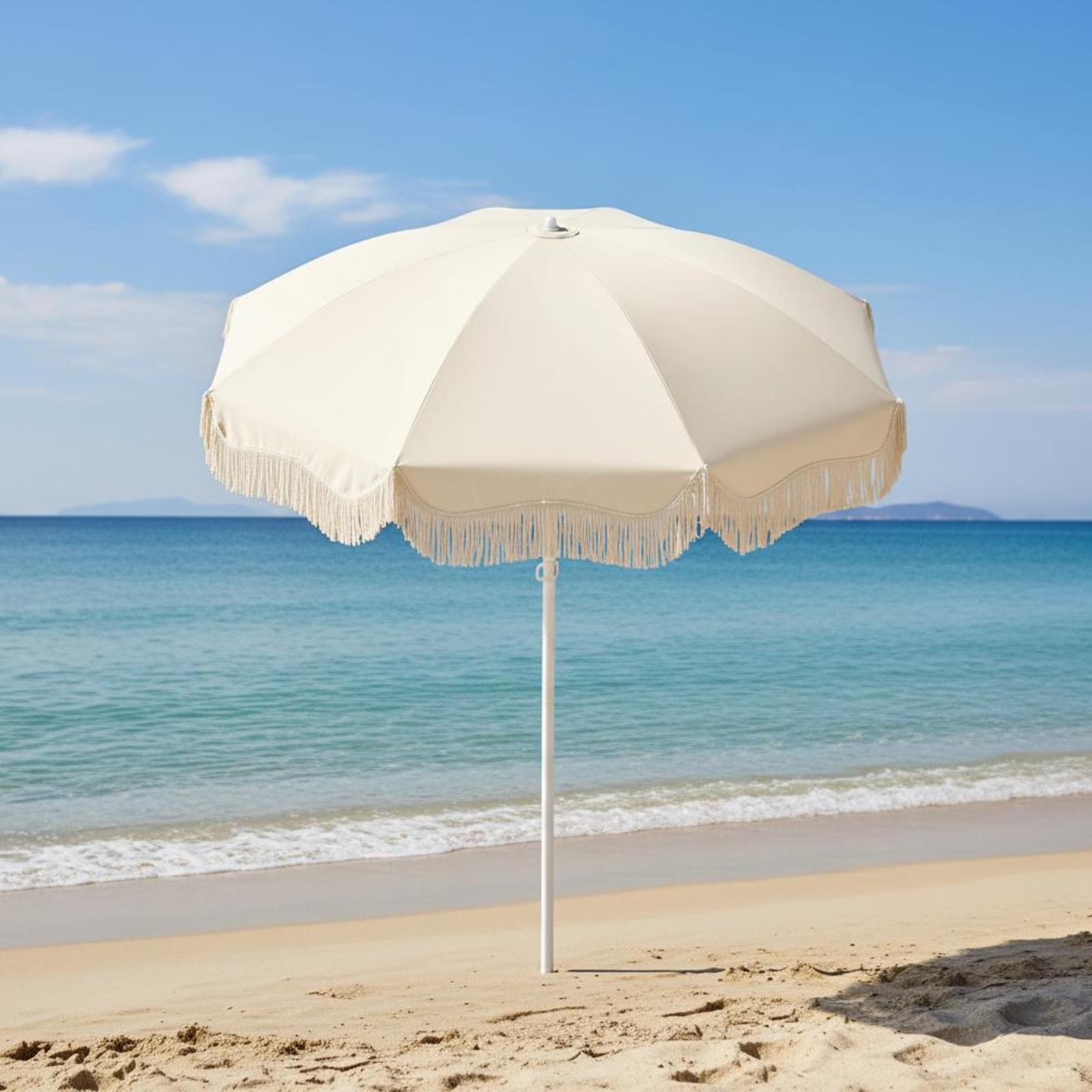 Parasol ogrodowy z frędzlami,  – Outdoor Furniture Plus recenzja i cena
