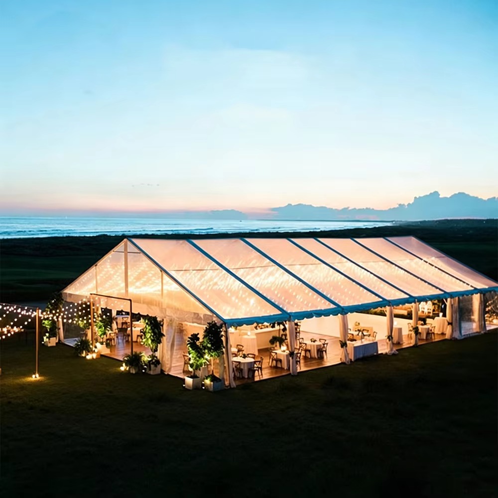 Duży namiot wystawienniczy z P – Outdoor Furniture Exhibition recenzja i cena
