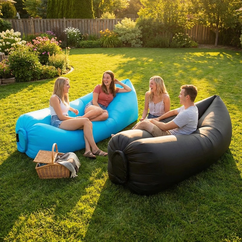 Przenośny dmuchany leżak-sofa, – Outdoor Furniture Weatherproof recenzja i cena