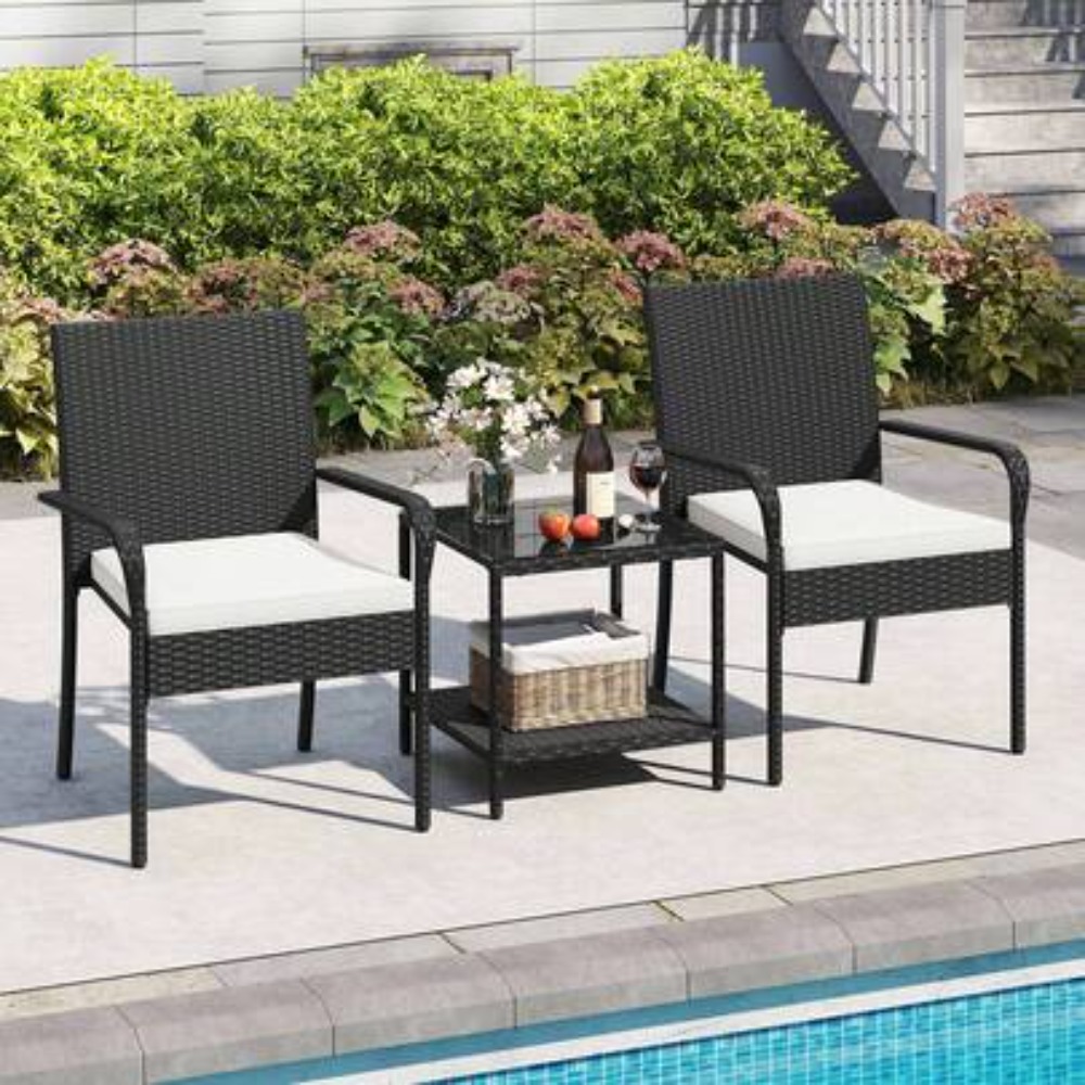 3-częściowy zestaw mebli ogrod – Outdoor Furniture Plus recenzja i cena